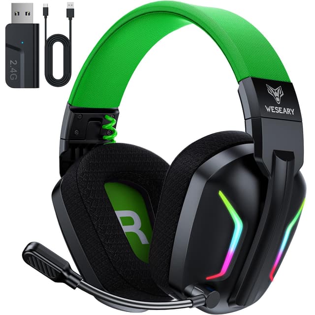 WESEARY WG1 Bluetooth Headset | Drahtloses Gaming-Headset mit Mikrofon