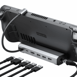 JSAUX Steam Deck Dock 6-in-1-Dockingstation | 4K@60Hz HDMI | Gigabit-Ethernet | 100W Ladung Angebot bei HelloDeals