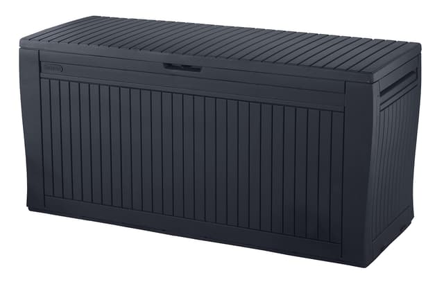 🌟 Mega Deal! Koll Living Auflagenbox/Kissenbox 270 Liter in Graphit 🌧️🪵
