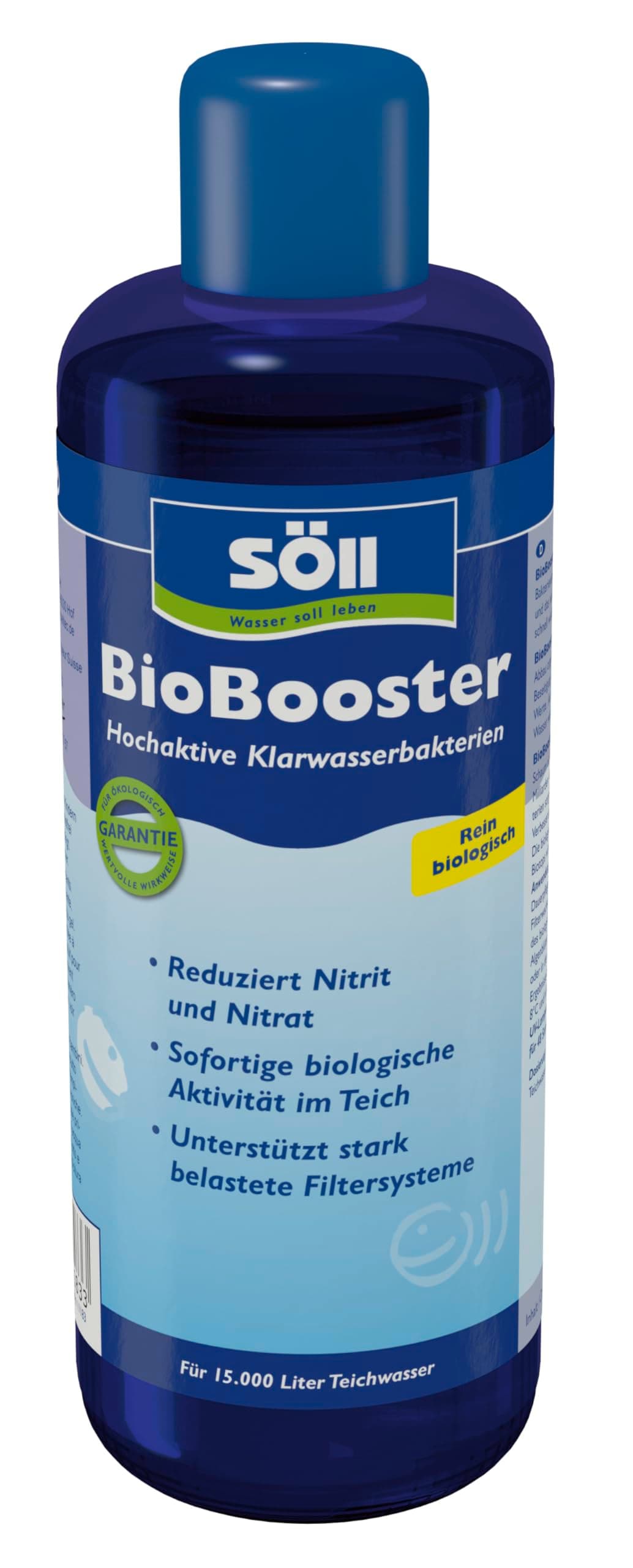 Söll 83698 BioBooster 500 ml - Biologischer Teichwasseraufbereiter 🌿