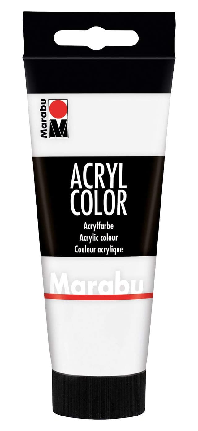 Marabu 12010050070 - Acryl Color weiß 100 ml 🎨