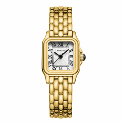 CHEETAH Armbanduhr Damen Gold Weiß ⌚🌟 Angebot bei HelloDeals