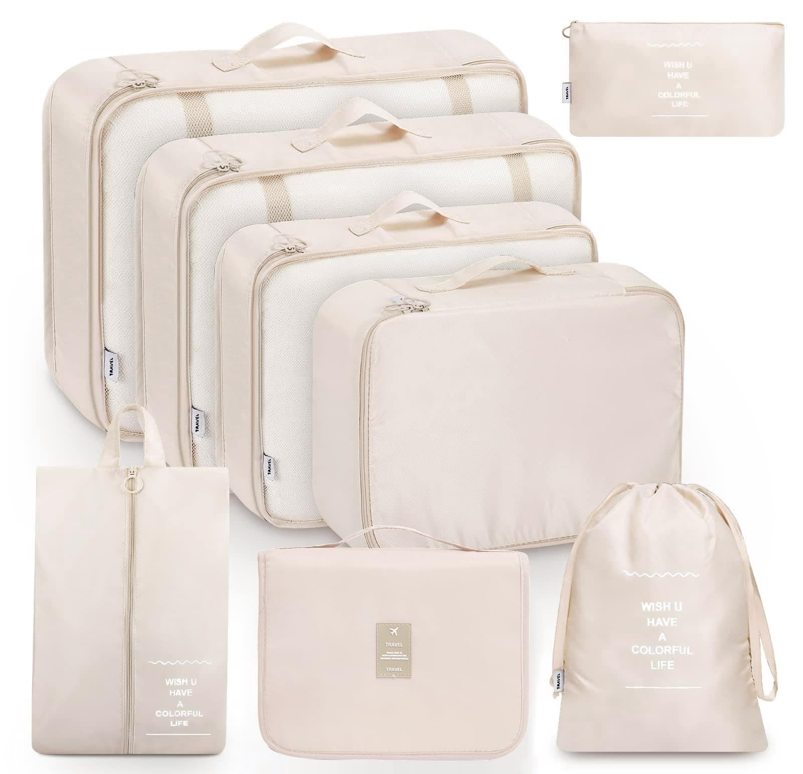 🧳 MURISE 8-teilige/6-teilige Packing Cubes für Urlaub und Reisen 🌍👜