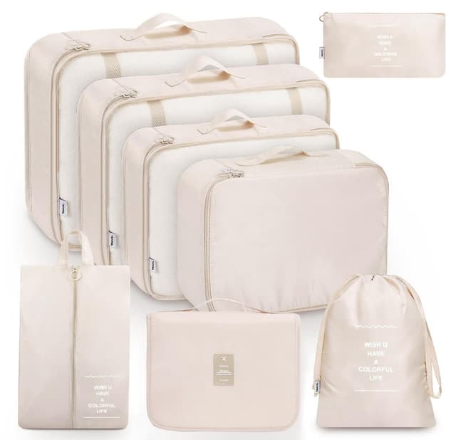 🧳 MURISE 8-teilige/6-teilige Packing Cubes für Urlaub und Reisen 🌍👜