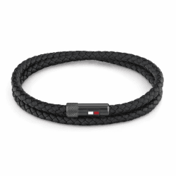 Tommy Hilfiger Herren Lederarmband mit Magnetverschluss 🖤 Angebot bei HelloDeals