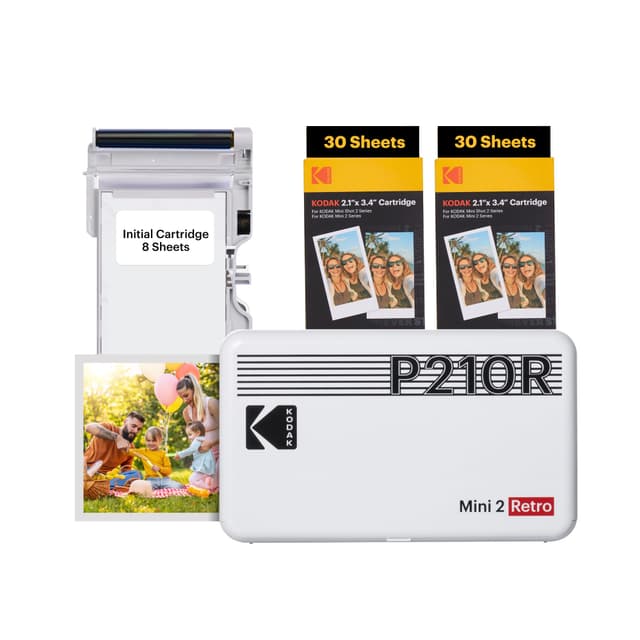 📸 KODAK P210 Mini 2 Retro Fotodrucker - Günstige Option für hochwertige Drucke!