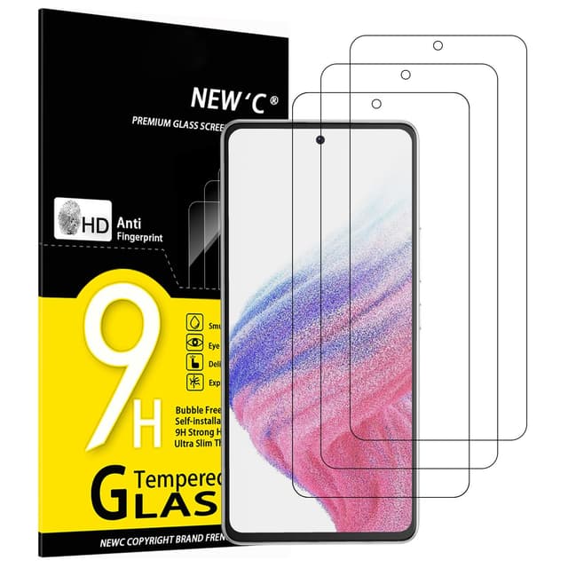 NEW'C 3 Stück Panzerglas Displayfolie für Samsung Galaxy A53 5G 📱💥