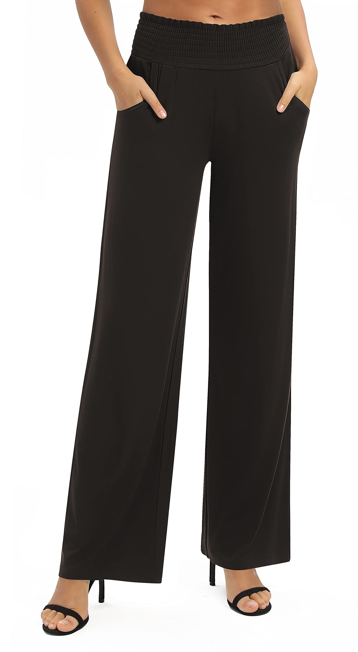 EXCHIC Damen Leichtgewicht Elastisch Hohe Taille Hose 😍👖