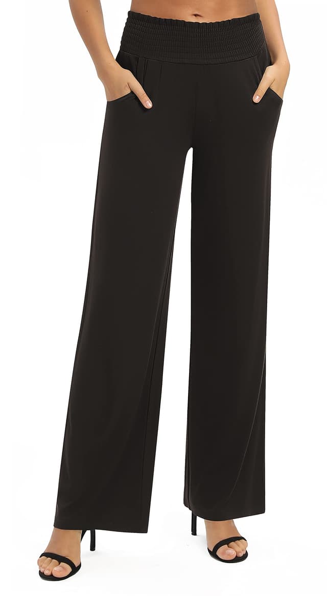 EXCHIC Damen Leichtgewicht Elastisch Hohe Taille Hose 😍👖