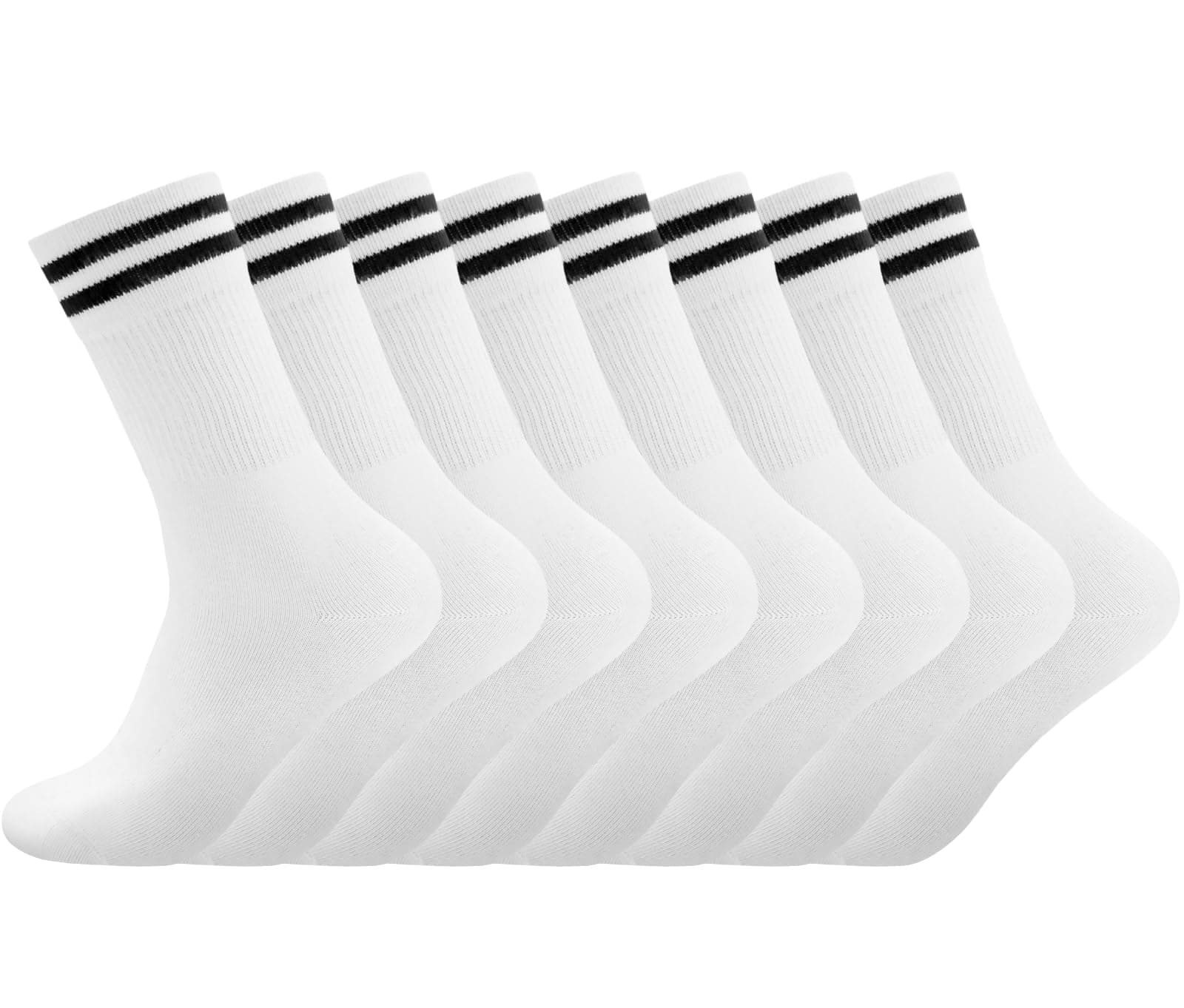 Herren Damen Sportsocken 4er Pack 🧦 Tennissocken Baumwolle 43-46