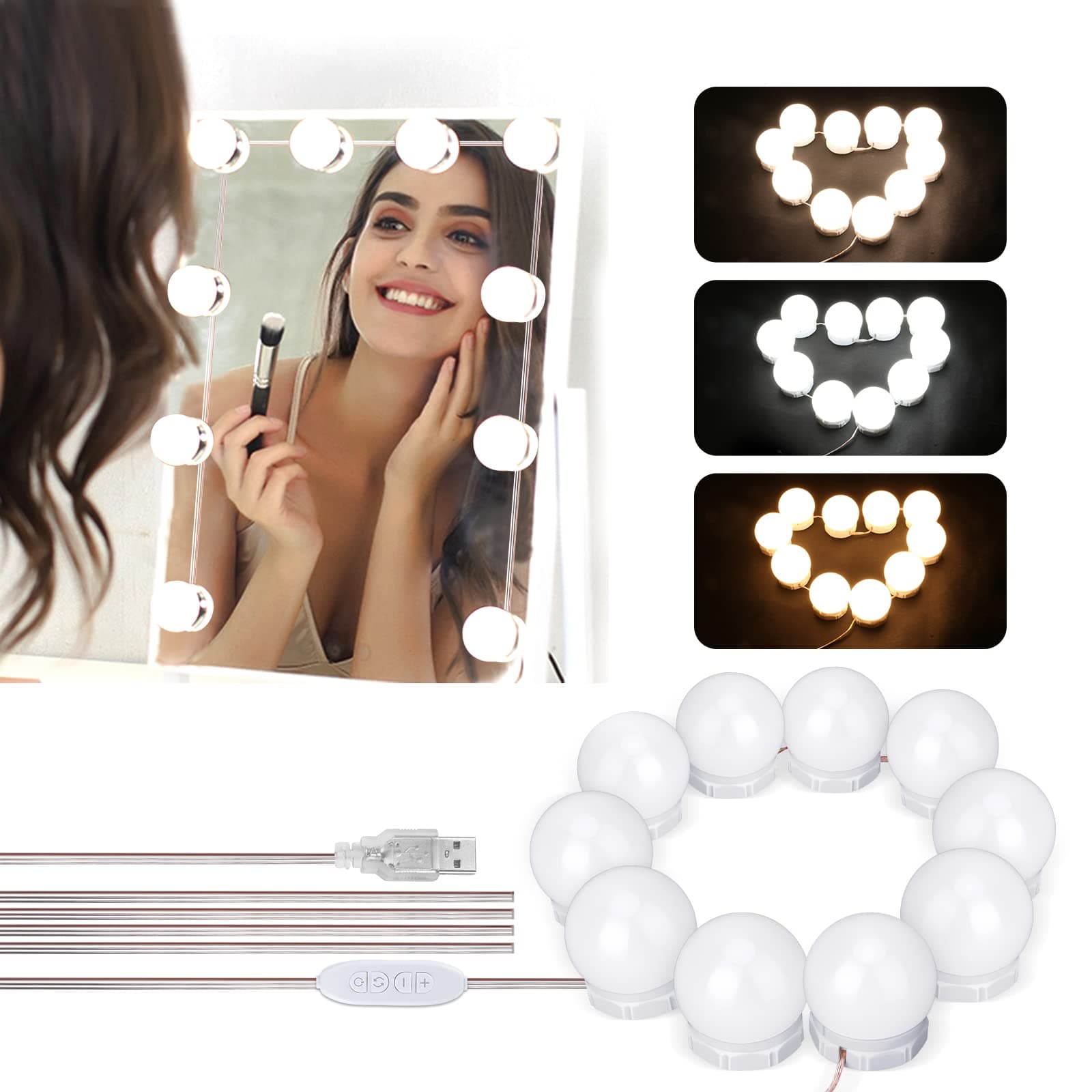 Winzwon LED Spiegelleuchte - Geschenke für Frauen
