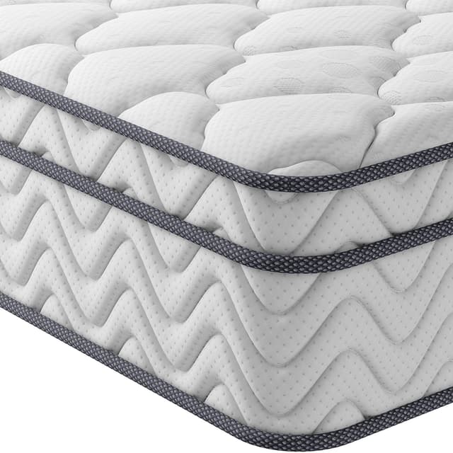 Vesgantti 30cm Höhe Matratze H3 7-Zonen 80x200cm Taschenfederkernmatratze 🌟 Mittelfeste Orthopädische Kaltschaummatratze 🛌