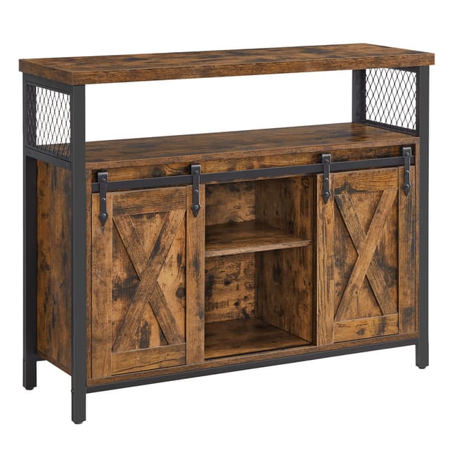 VASAGLE Sideboard, Küchenschrank mit Schiebetüren 🏡🌟