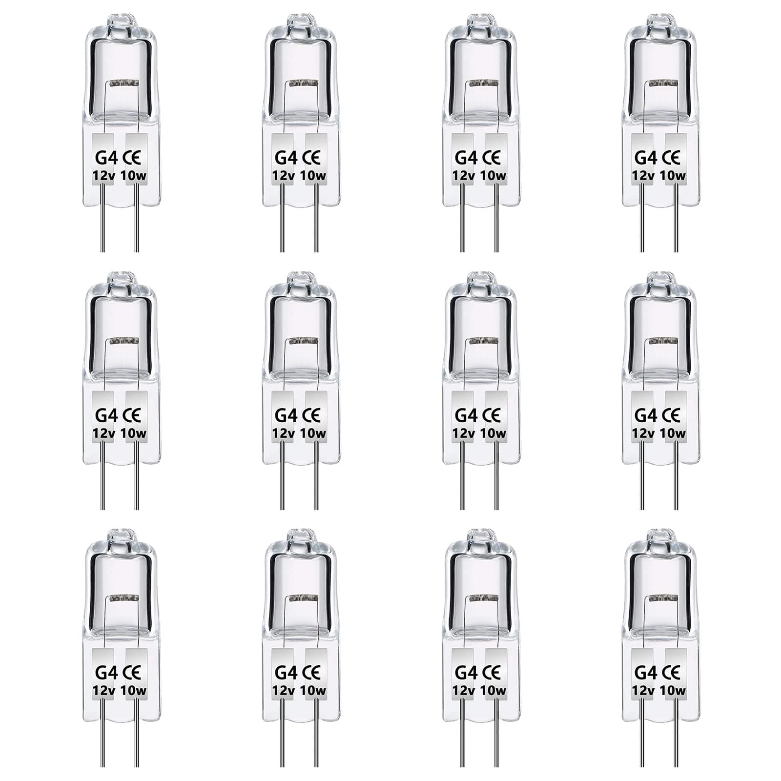 Angebot: Caldarax 12 Stück G4 10W Halogenglühbirne 12V 🔆