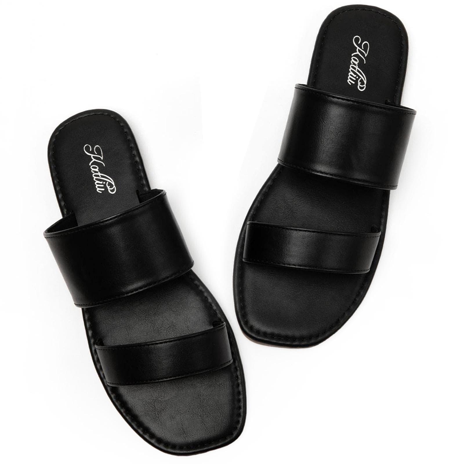 🌟 Katliu Flache Damen Sandalen: Sommerstil zum Bestpreis! 🌞