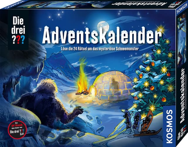 Die drei ??? Adventskalender 2023 von KOSMOS 🕵️‍♂️🔍🎄