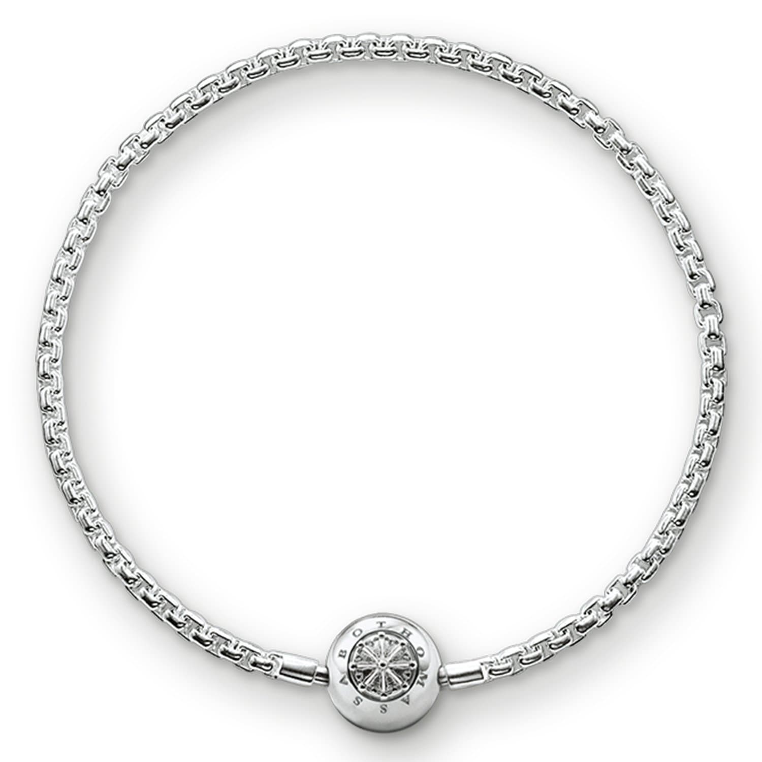 🌟 THOMAS SABO Armband für Beads 925 Sterling Silber KA0001-001-12 22 cm Silber 🌟