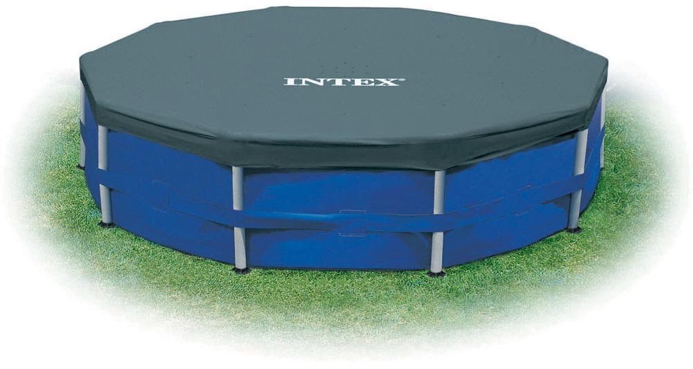 🏊‍♂️🔵 Intex 28031 Round Pool Cover - Poolabdeckplane - Ø 366 cm Angebot!