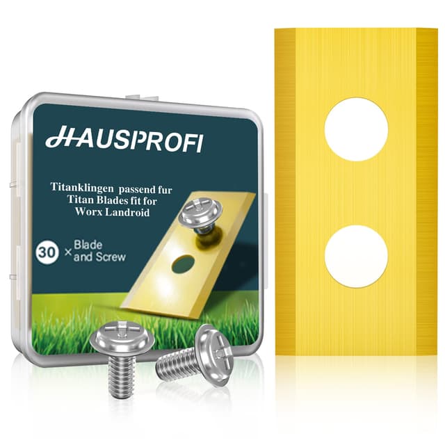 🌿 HAUSPROFI 30x Titan Mähroboter Messer Ersatzklingen 🌟