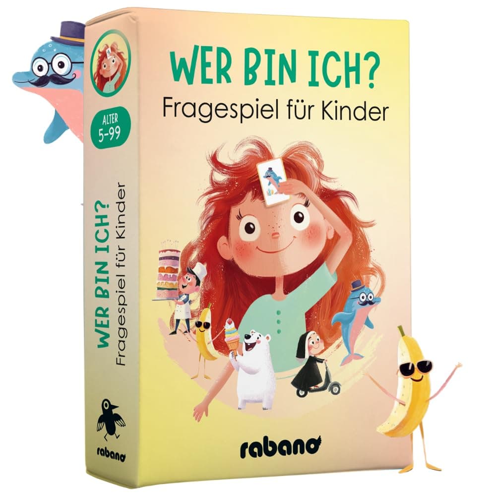 Rabano Art Wer Bin ich? Spiel für Kinder 🎲
