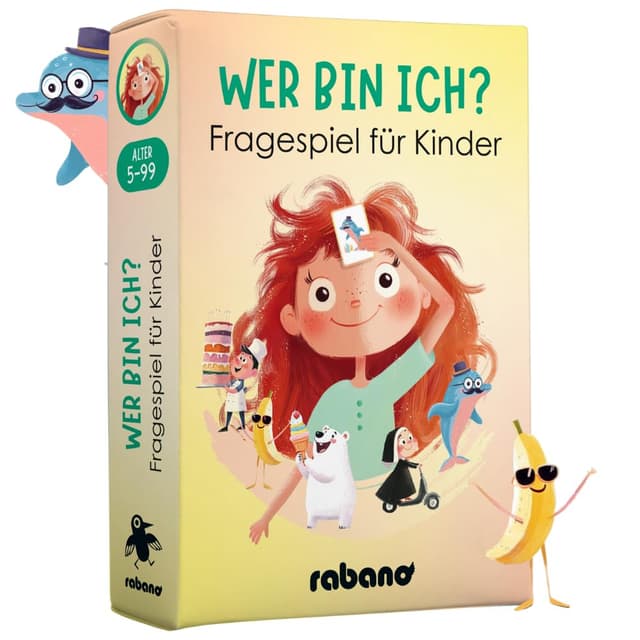 Rabano Art Wer Bin ich? Spiel für Kinder 🎲