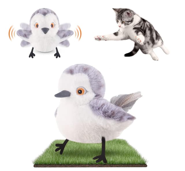 🐦 Migipaws Katzenspielzeug Flattervogel 🐱