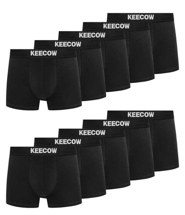 🩲 Boxershorts Herren 10er Pack XL Schwarz 🎁