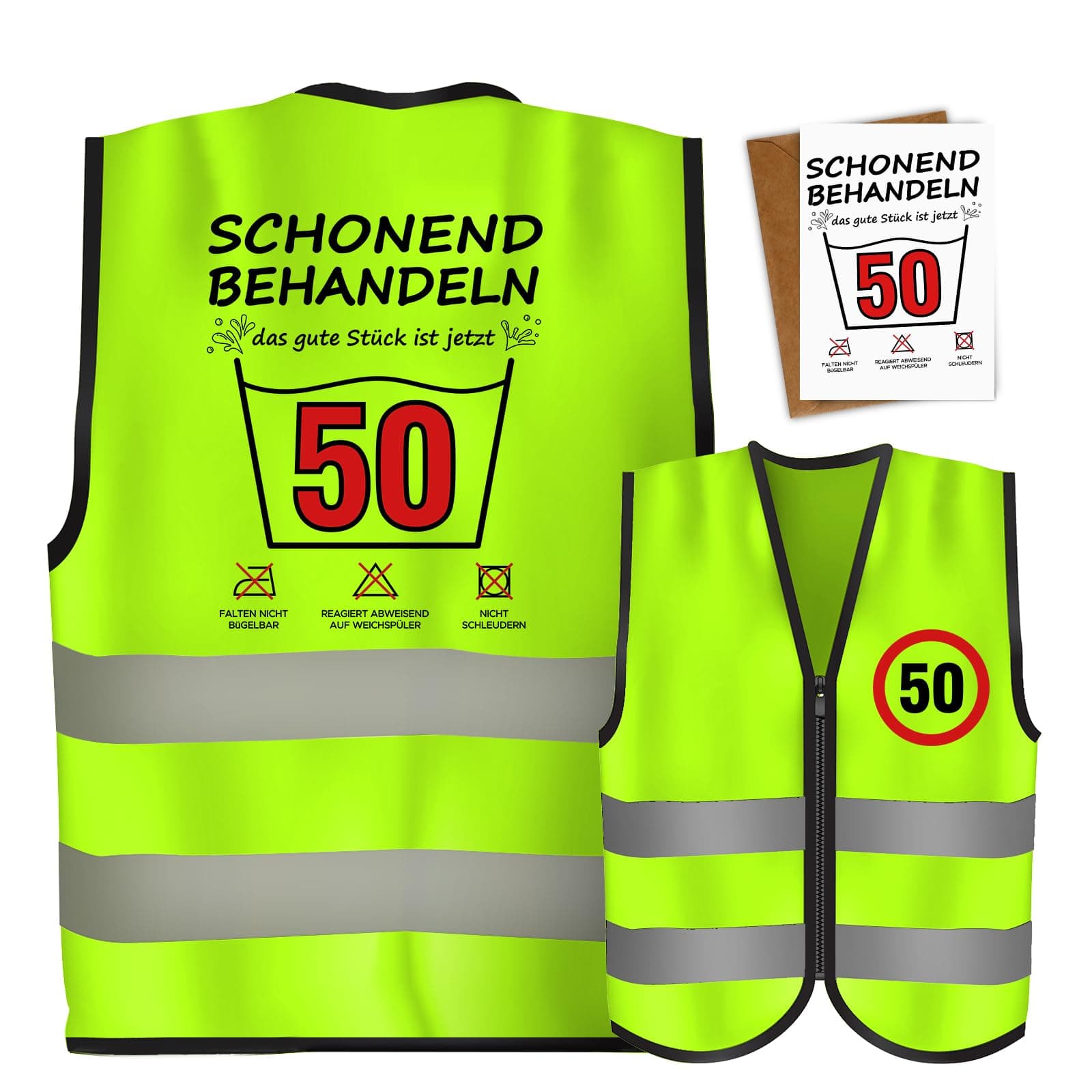 Geburtstagsgeschenk Weste für Männer - Lustige Geschenke + Geburtstagskarte 🎁🎉🎈🎇✨