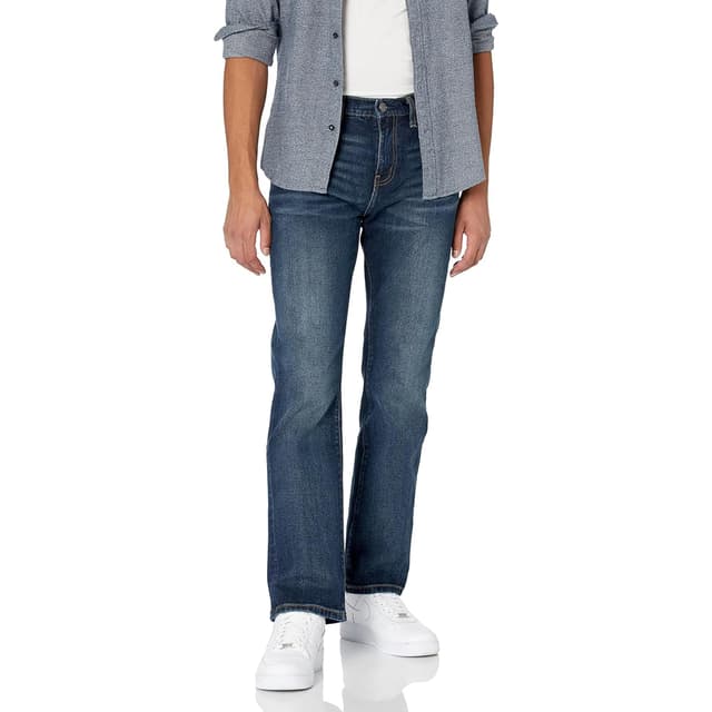 Wrangler Herren Red Kabel Regular Jeans 34W / 32L Dark Stone 👖🛍️