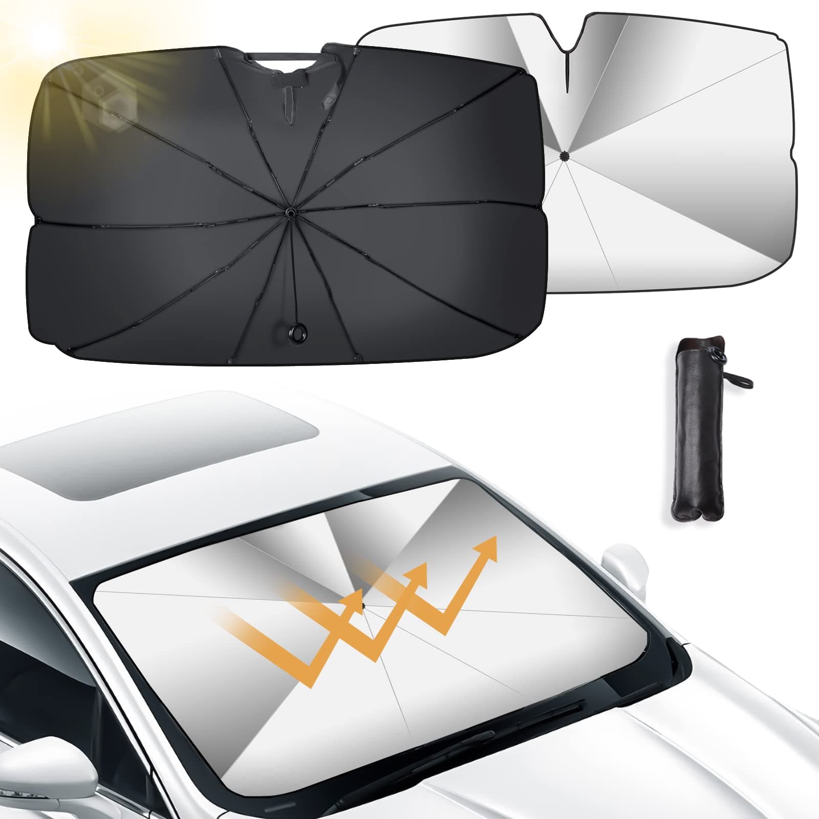 🚗🌞 Oziral Auto Windschutzscheibe Sonnenschutz 🌞🚗