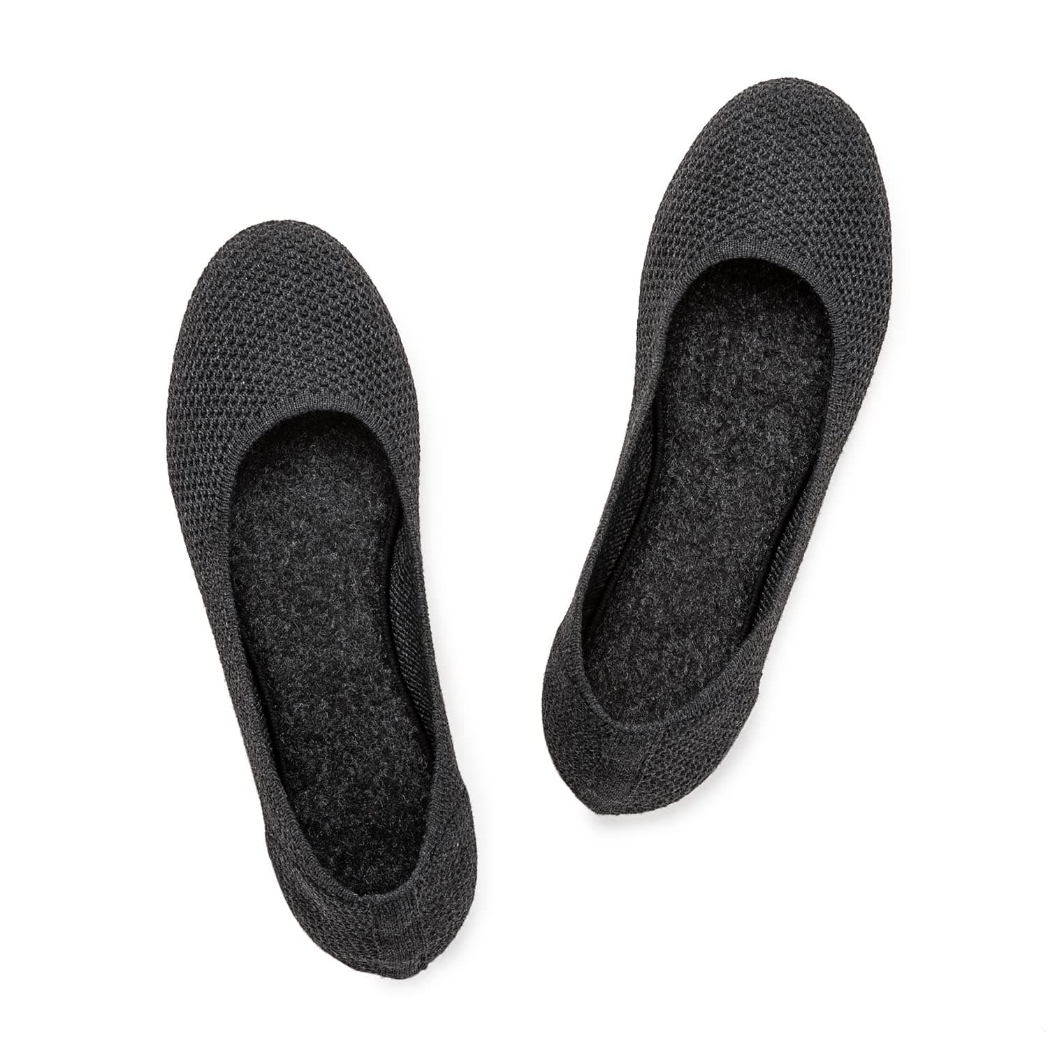 Frank Mully Damen Ballerinas Slip On Knit Kleid Schuhe Pumps Schuhe Runde Zehe 42 EU 6006schwarz 🥿👗