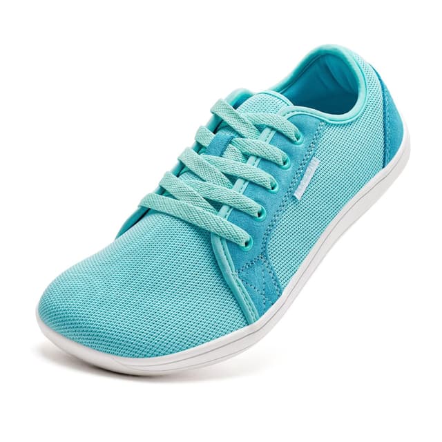 👟 HOBIBEAR Unisex Barfußschuhe Damen Herren - Trail Running Walking Schuhe 40 EU Himmelblau