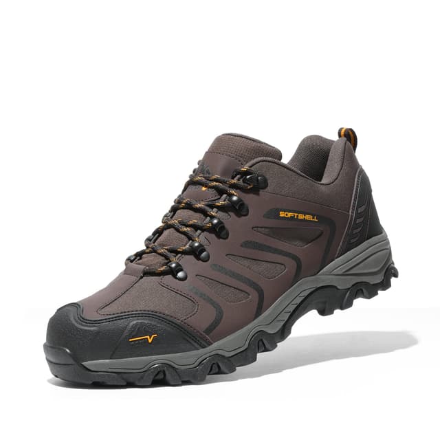 🥾 NORTIV 8 Herren Wanderschuhe Trekkingschuhe Outdoorschuhe Wasserdicht Hiking Shoes Kletterschuhe Bergsteigen Klettern Wandern Schuhe 43 EU Braun Schwarz Braun 🏔️