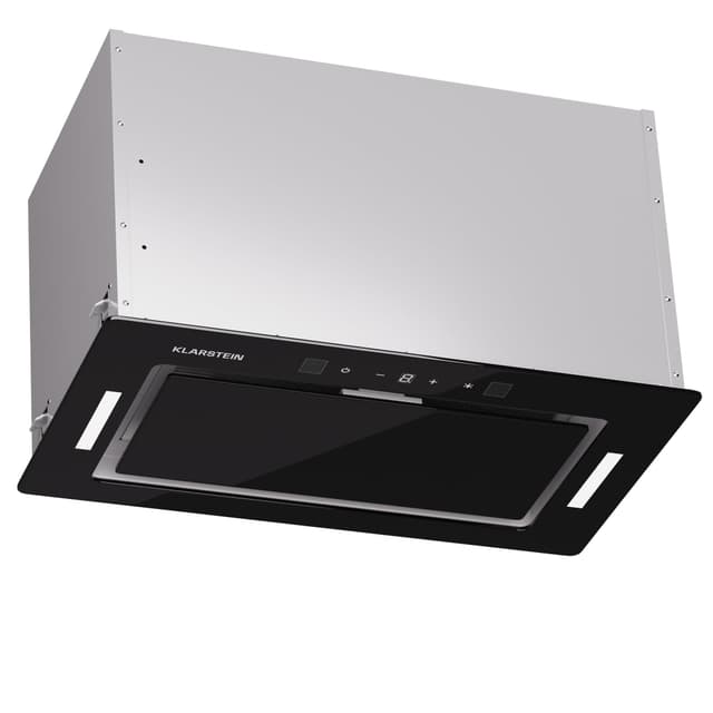 Klarstein Dunstabzugshaube 52cm Neo Schwarz 🌟 Umluft/Abluft-Dunstabzug 🌬️ LED-Beleuchtung & Touch-Bedienfeld