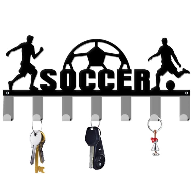 INFUNLY Schlüsselhalter Für Die Wand Fußball-Thema 🎉