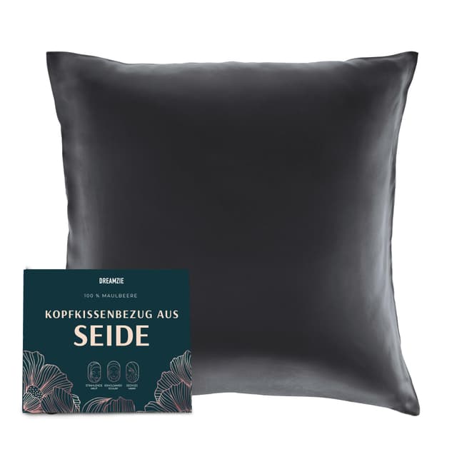 Traumhaftes Schlafvergnügen mit Dreamzie Seidenkissenbezug! 😴🌟