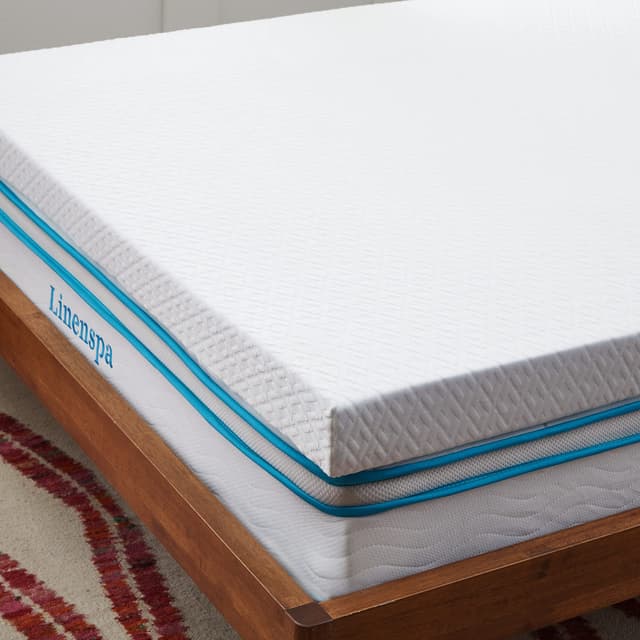 🌟 Linenspa Matratzen Topper 120 x 190 cm, 10cm hoch – Gel Memory Foam 🌙