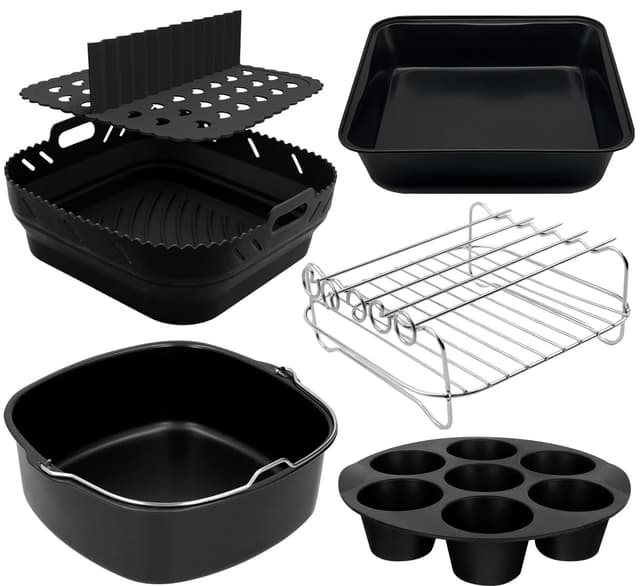Heißluftfritteuse Zubehör für COSORI Turboblaze 5,5L/6L/6,2L/6,4L 🍟🍰🍕