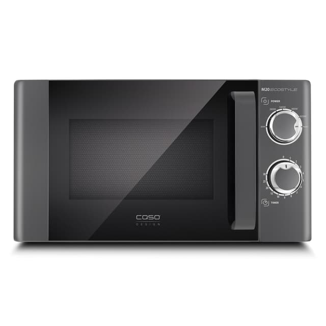 CASO | M20 Ecostyle Mikrowelle 🌟 | einfache Bedienung, 20 L Garraum, 700 Watt Leistung