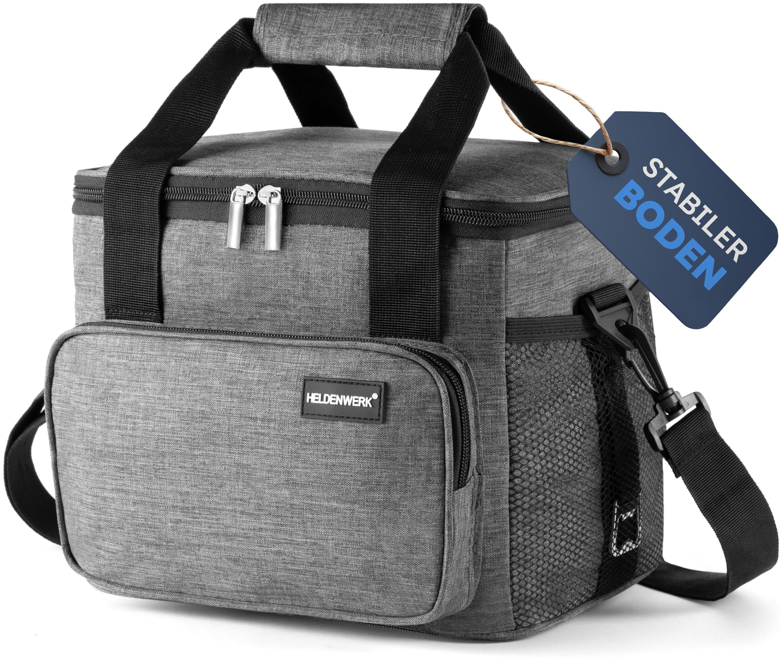 🌟 HELDENWERK Kühltasche klein 10L - Isolierte Thermo Lunchtasche 🌟