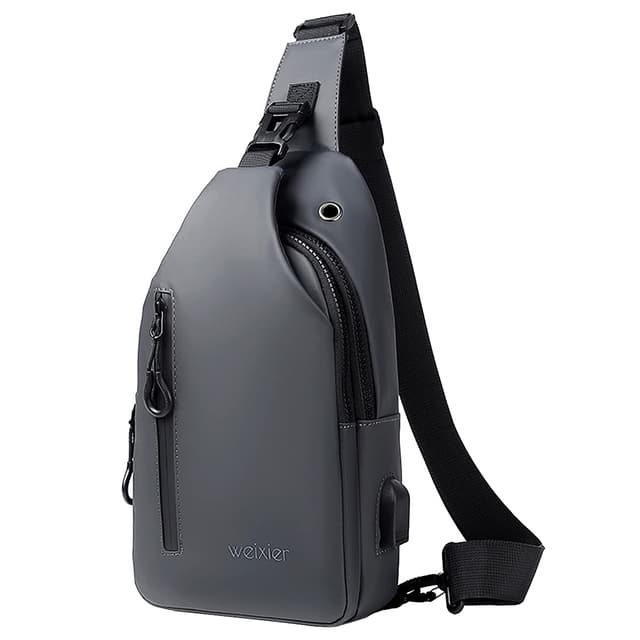 A-QMZL Sling Bags Brusttasche Herren Crossbody Umhängetasche 👜