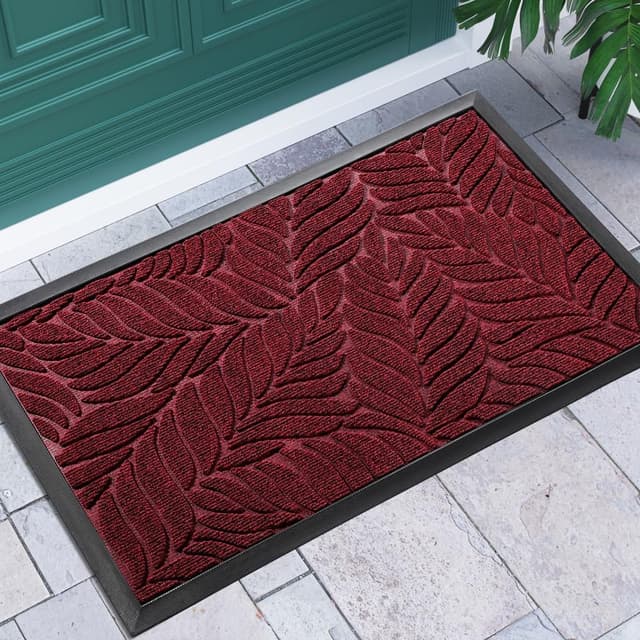 Yimobra Schmutzfangmatte waschbar, 92 x 61 cm, rutschfeste Sauberlaufmatte für draußen 🌧️
