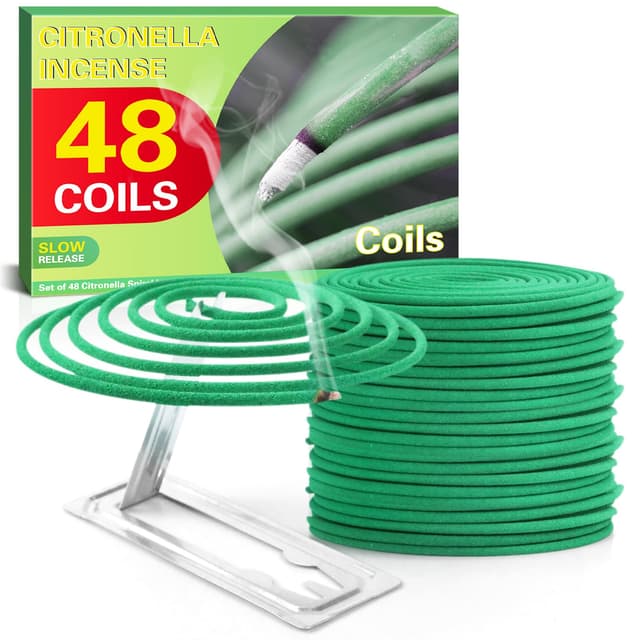 SCENTORINI Citronella Räucherspirale, Zitronengras Coils für Innen und Draußen 🌿🍋