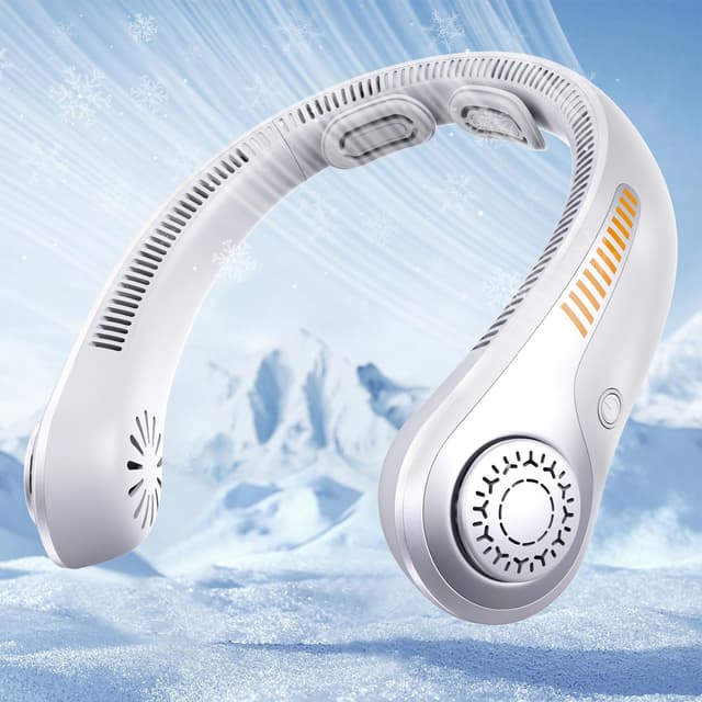 🌀🌬️ UZOPI Nackenventilator: Tragbarer Leiser Ventilator für schnelle Abkühlung!