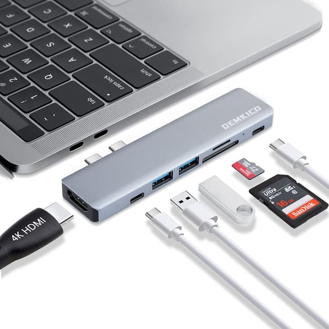 🔥 7 IN 2 USB C Hub für MacBook Pro MacBook Air | Speziell für MacBook entwickelt!