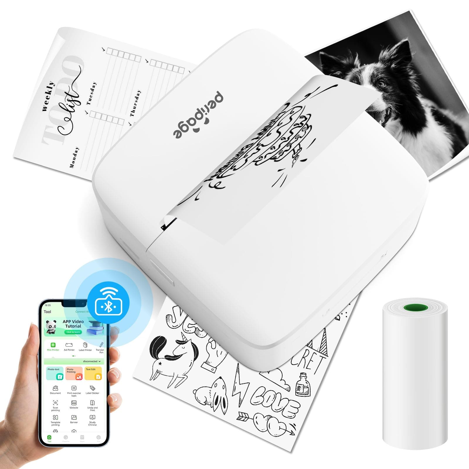 🖨️📸 PeriPage P21 Mini Drucker - Deal des Tages! 🌟