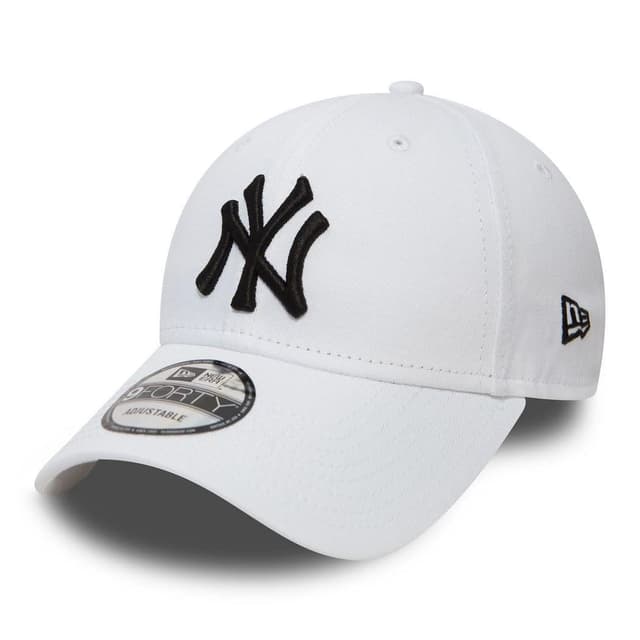 🧢 Neue Ära New York Yankees MLB League Essential Weiß Verstellbare 9Forty Cap für Kinder - Kind