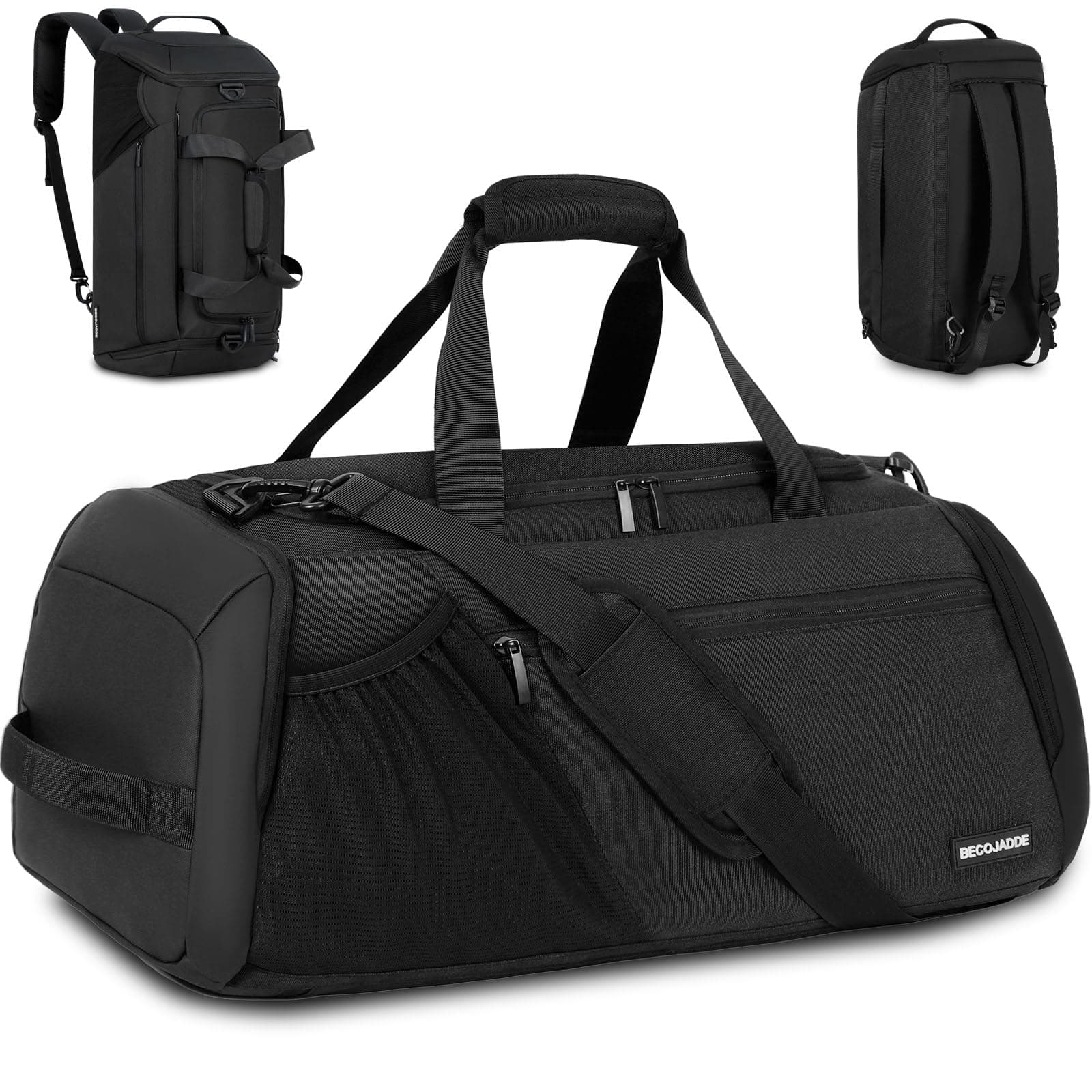 Sporttasche Herren 45L Groß 🎒 Sporttaschen Reiserucksack 🏋️‍♂️ Mehrere Taschen Rucksack mit Schuhfach Nassfach Wasserdicht