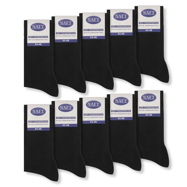 🧦 Mega Deal: 10 Paar Business Socken 100% Baumwolle Schwarz! 🧦