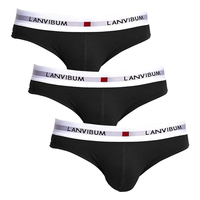 PHOLEEY Herren Slips Baumwolle Unterwäsche 3er-Pack M S 😎👖